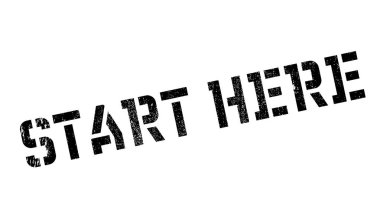 Burada lastik damgası Başlat