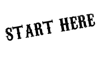 Burada lastik damgası Başlat