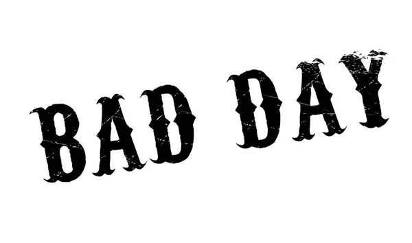 Резиновая марка Bad Day — стоковый вектор