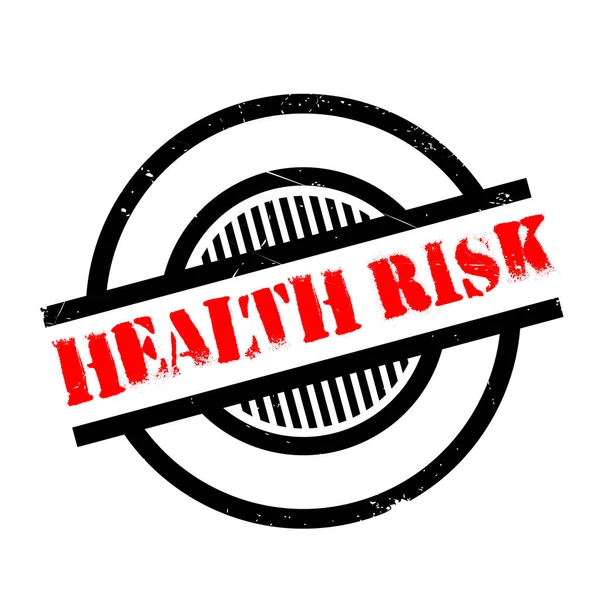 Health Risk rubber stamp — Stock Vector