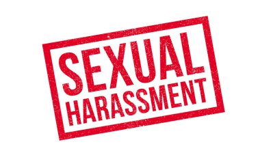 Sexual Harassment rubber stamp clipart