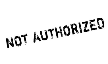 Değil yetkili lastik damgası