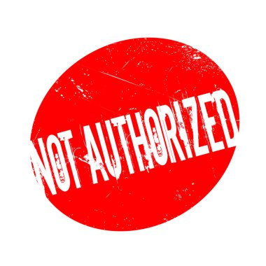 Değil yetkili lastik damgası