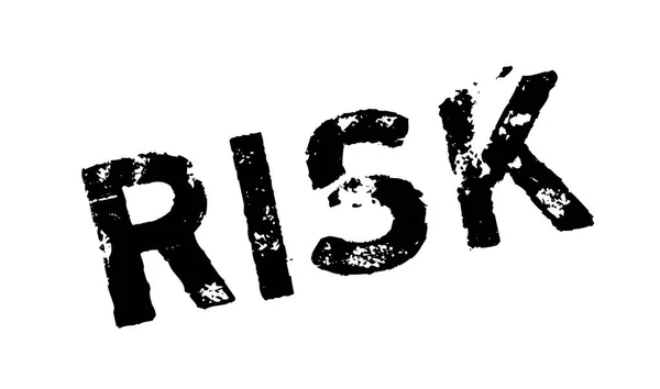 Sello de goma RISK — Archivo Imágenes Vectoriales