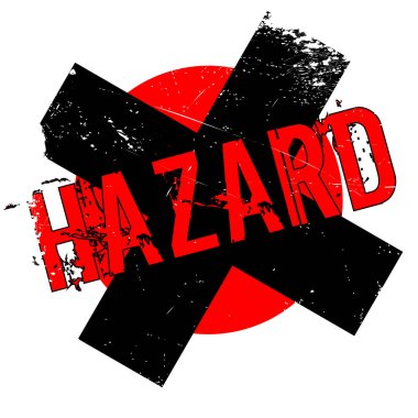 tehlike lastik damgası