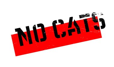 Kediler lastik damga yok