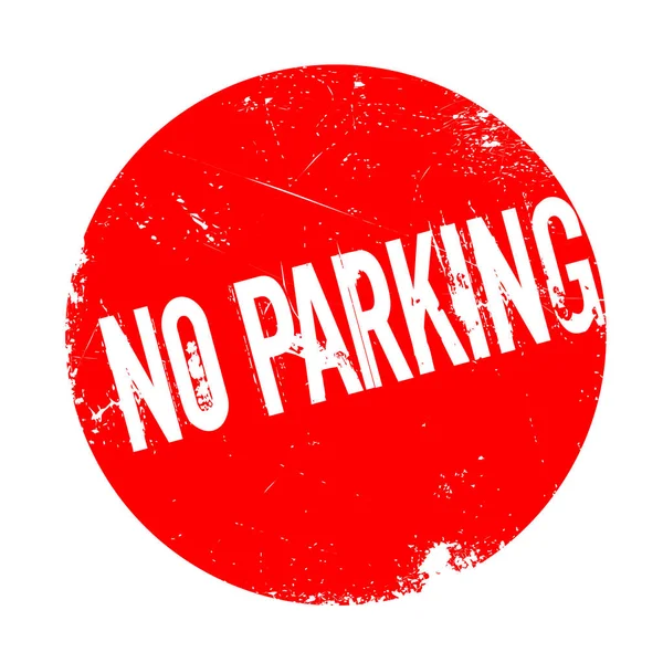No Parking rubber stamp — Stock Vector