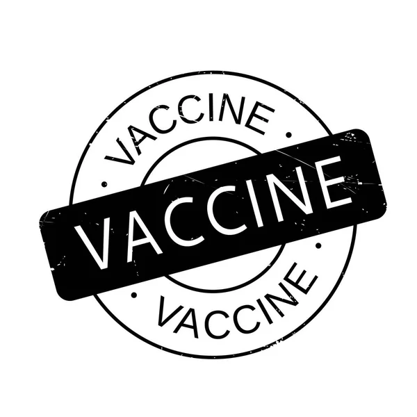 Timbre caoutchouc vaccinal — Image vectorielle