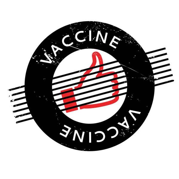 Timbre caoutchouc vaccinal — Image vectorielle
