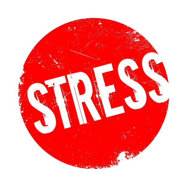 Stress Rubberstempel — Stockvector