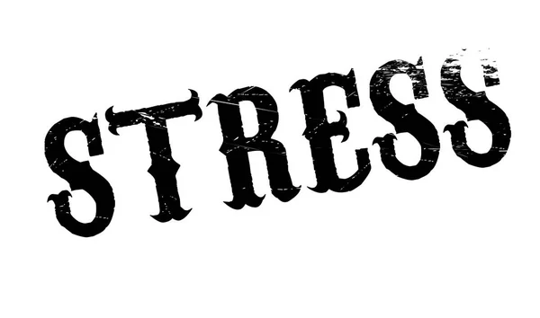 Stress Rubberstempel — Stockvector