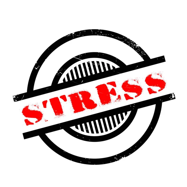 Stress Rubberstempel — Stockvector