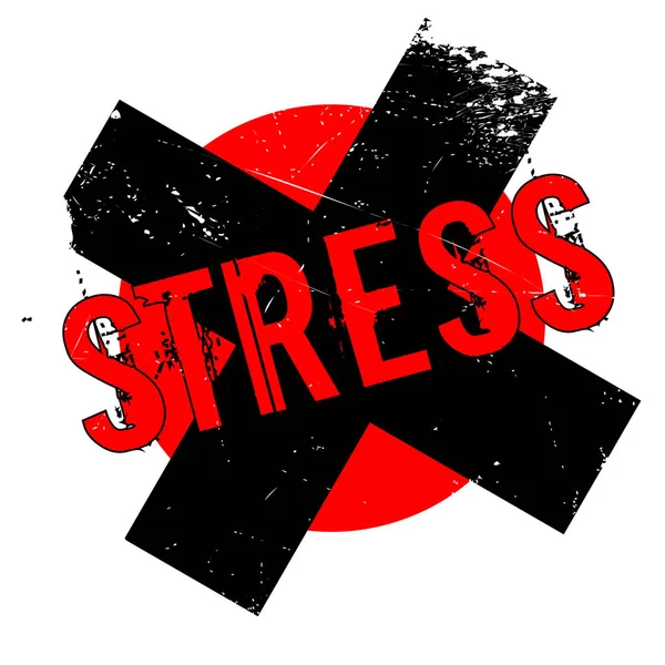 Stress gummistämpel — Stock vektor