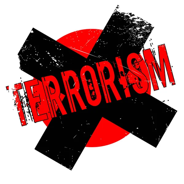 Terrorism rubber stamp — Stock Vector