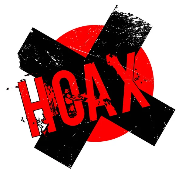 Timbro di gomma HOAX — Vettoriale Stock