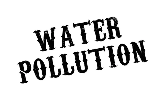 Pieczątka zanieczyszczenia wody — Wektor stockowy