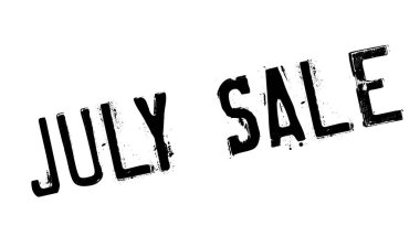 Temmuz Satılık lastik damgası