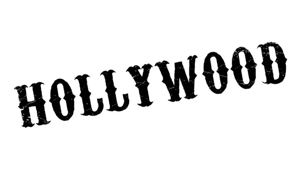 Carimbo de borracha de Hollywood — Vetor de Stock