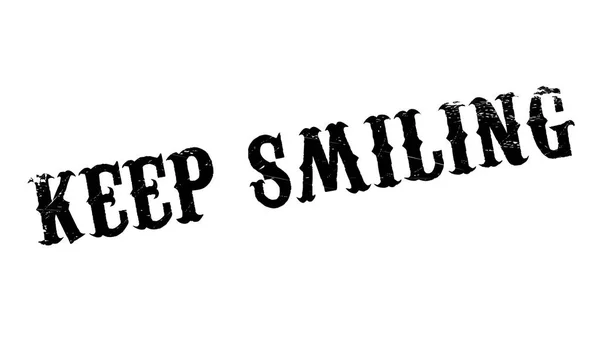 Keep Smiling razítko — Stockový vektor