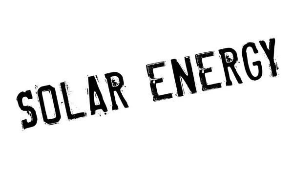 Solar Energy rubber stamp — Stock Vector