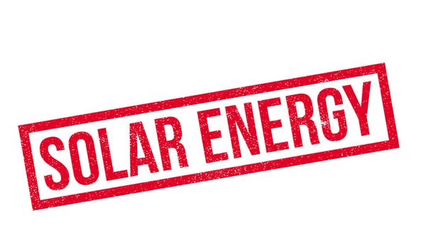 Резиновая марка Solar Energy — стоковый вектор