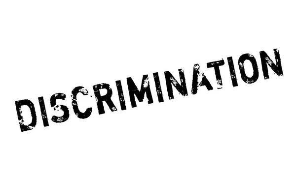 Discriminación Sello de goma — Vector de stock