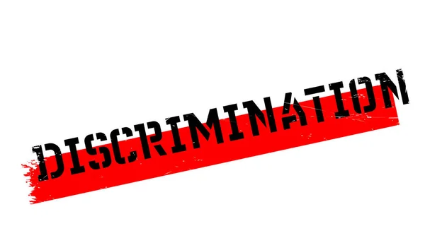 Discriminación Sello de goma — Vector de stock