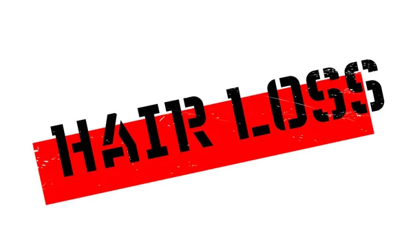 Pieczątka wypadanie włosów — Wektor stockowy