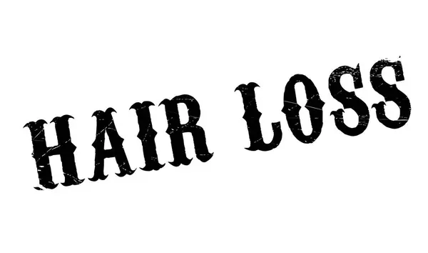 Резиновая марка потери волос — стоковый вектор