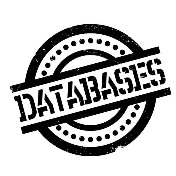 Database stempel karet - Stok Vektor