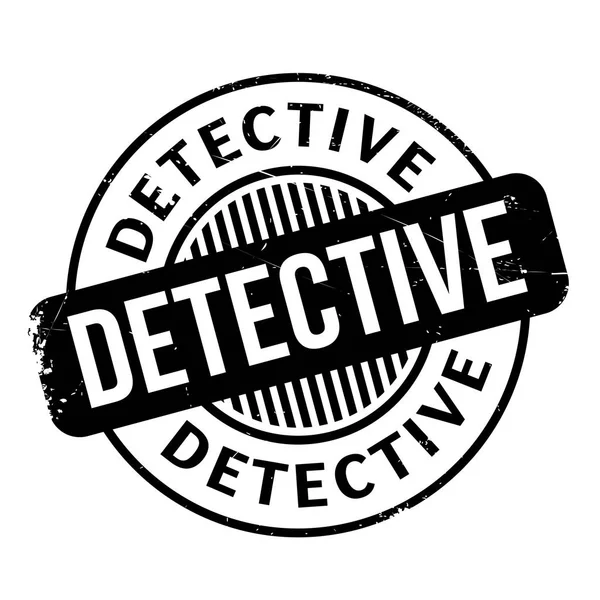 Detective Carimbo de borracha —  Vetores de Stock