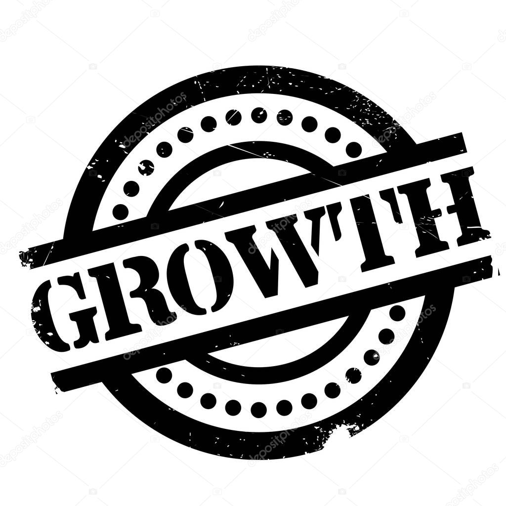 Growth rubber stamp