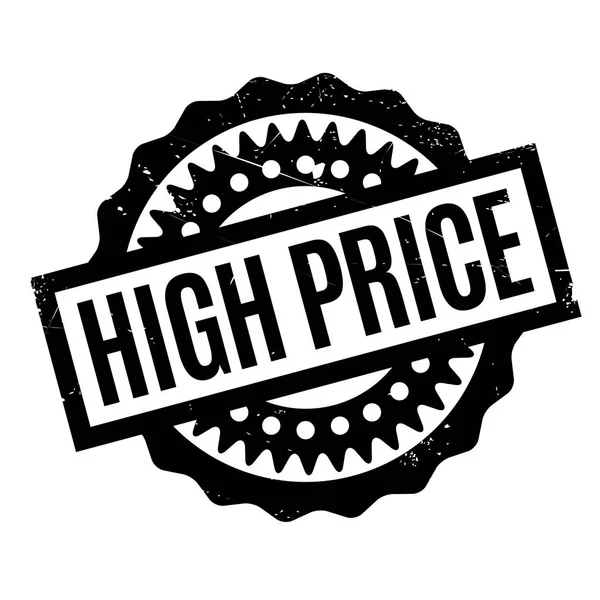 Carimbo de borracha de alto preço —  Vetores de Stock