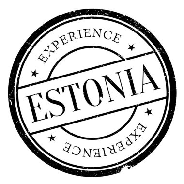 Estonya damga kauçuk grunge