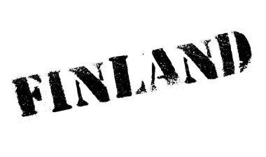 Finlandiya damga kauçuk grunge