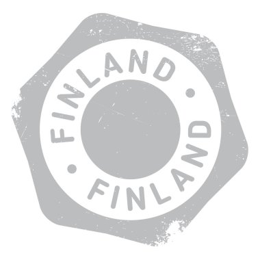 Finlandiya damga kauçuk grunge