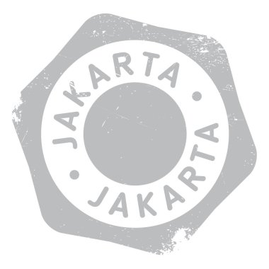 Jakarta damga kauçuk grunge