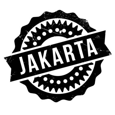 Jakarta damga kauçuk grunge