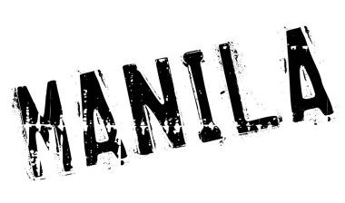 Manila damga kauçuk grunge