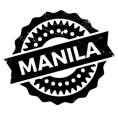 Manila damga kauçuk grunge