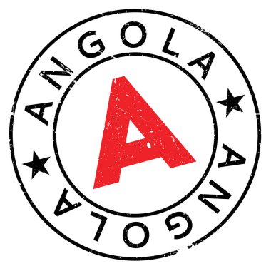 Angola damga kauçuk grunge