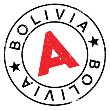 Bolivya damga kauçuk grunge