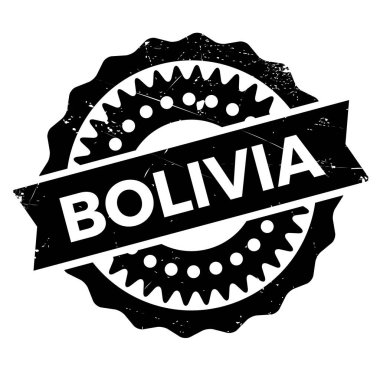 Bolivya damga kauçuk grunge