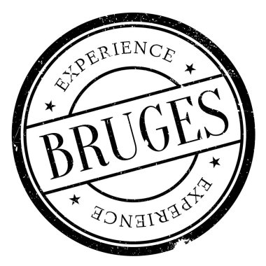 Bruges damga kauçuk grunge
