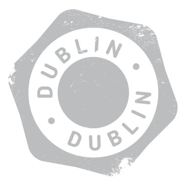 Dublin damga kauçuk grunge