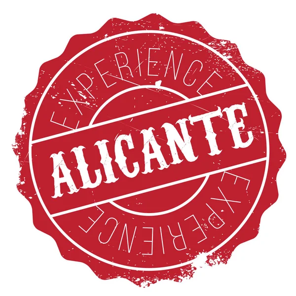 Alicante stempel gumowy grunge — Wektor stockowy