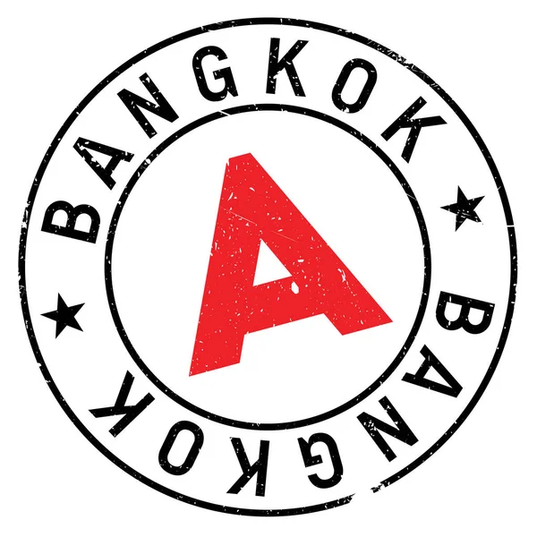 Bangkok Stempel Gummi Grunge — Stockvektor