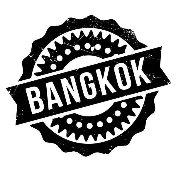 Bangkok sello de goma grunge — Vector de stock
