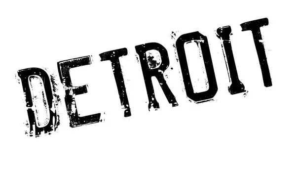 Detroit sello de goma grunge — Vector de stock