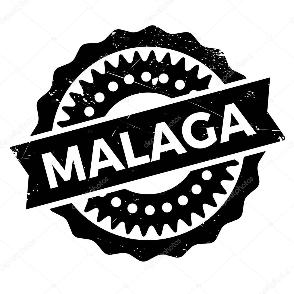 Malaga stamp rubber grunge
